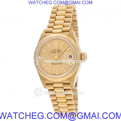 Rolex 69178 Datejust Automatic Female 18k yellow gold 3