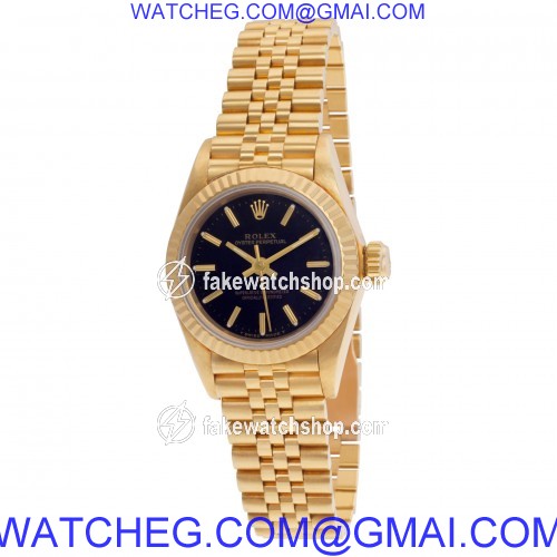Rolex 67198 Oyster Perpetual Automatic Female 18k yellow gold 3