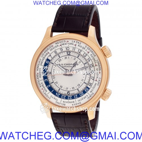 Chopard 161942-5001 L.U.C. Time Traveler One Automatic Male 18k rose gold 3