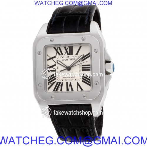 Cartier W20073X8 Santos 100 Automatic Male Stainless Steel 3