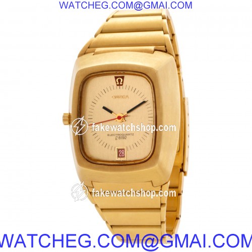 Omega 196.005 Electroquartz Quartz Male 18k yellow gold 3