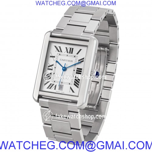 Cartier w5200028 Tank Solo Automatic Male Stainless Steel 3