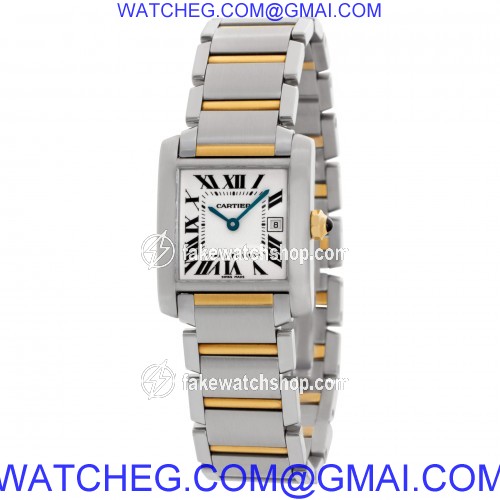 Cartier W51012Q4 Tank Francaise Quartz Unisex Stainless Steel 3