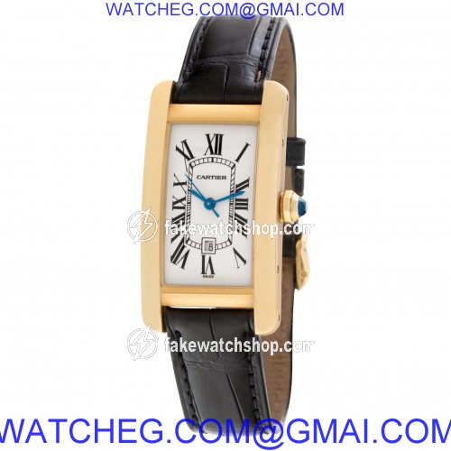 Cartier W2620030 Tank Americaine Automatic Female 18k yellow gold 3