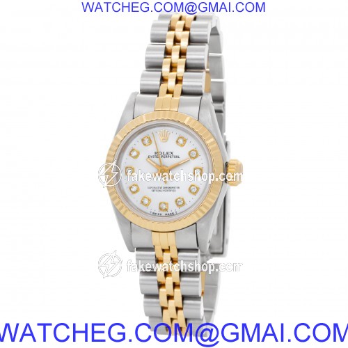 Rolex 67193 Oyster Perpetual Automatic Female Stainless Steel 3