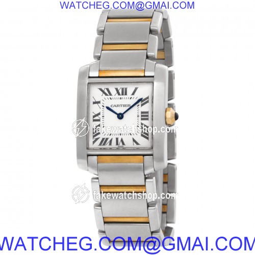 Cartier W51012Q4 Tank Francaise Quartz Unisex Stainless Steel 3