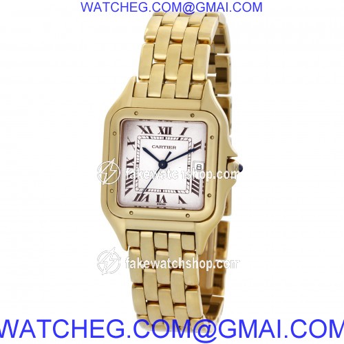 Cartier w25014B9 Panthere Quartz Unisex 18k yellow gold 3