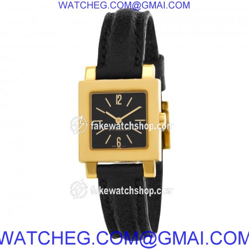 Bvlgari SQ22GL Quadrato Quartz Female 18k yellow gold 3