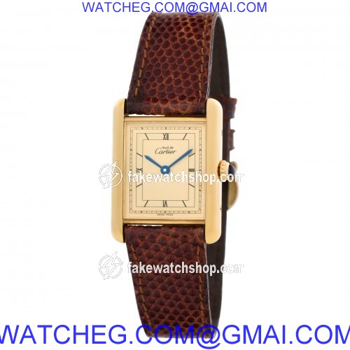 Cartier Cartier 1548 Tank Vermeil Quartz Unisex Vermeil 3
