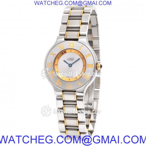 Cartier 14320 21 Quartz Female Stainless Steel 3