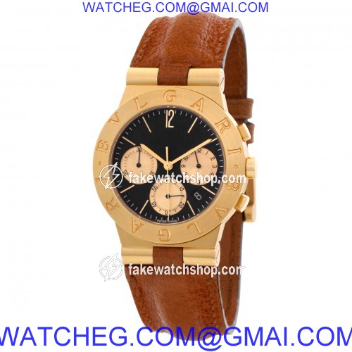 Bvlgari CH35 G Diagono Quartz Unisex 18k yellow gold 3