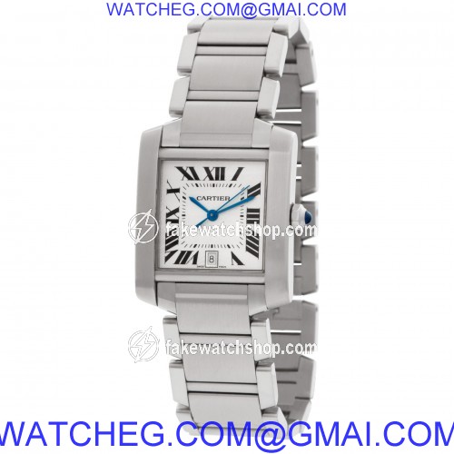 Cartier W51002Q3 Tank Francaise Automatic Male Stainless Steel 3