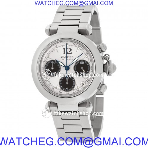 Cartier 2412 Pasha Automatic Male Stainless Steel 3