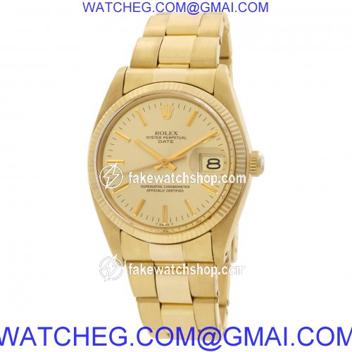 Rolex 15038 Date Automatic Male 14k yellow gold 3