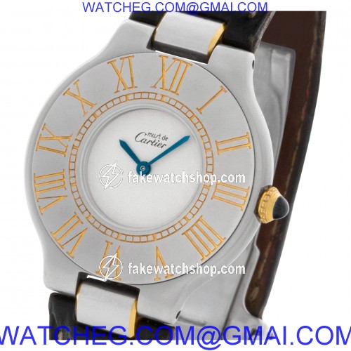 Cartier W1000944 Must 21 Quartz Male Stainless Steel 3
