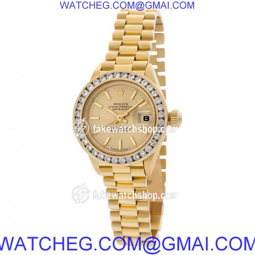 Rolex 69178 Datejust Automatic Female 18k yellow gold 3
