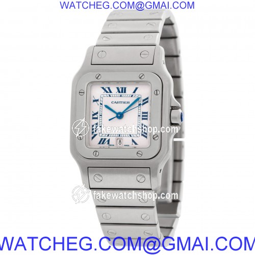 Cartier w20018D6 Santos Quartz Unisex Stainless Steel 3