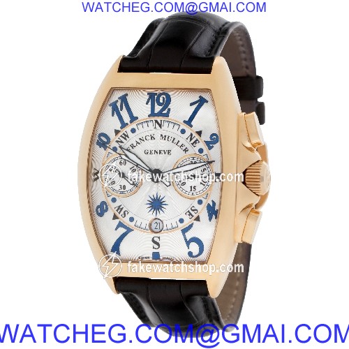 Franck Muller 8080 CC AT Chronograph Automatic Female 18k rose gold 3