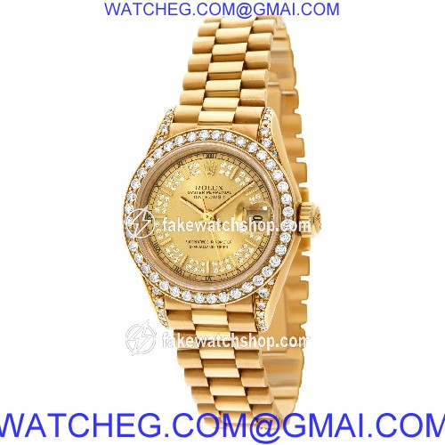 Rolex 69188 Datejust Automatic Female 18k yellow gold 3