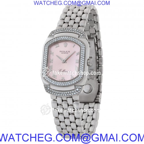 Rolex 6693 Cellini Quartz Female 18k White Gold 3