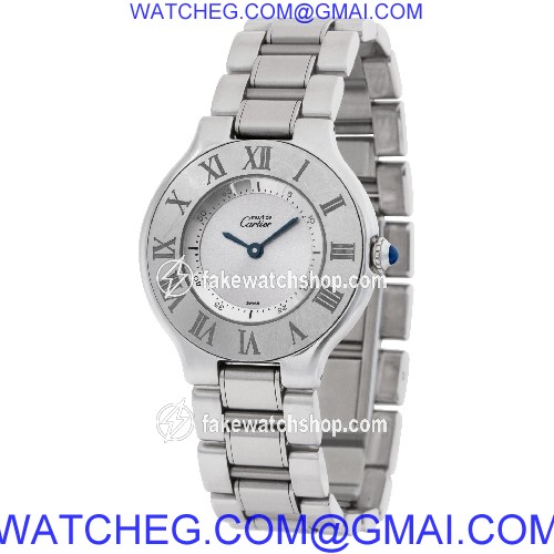 Cartier 1330 21 Quartz Female Stainless Steel 3
