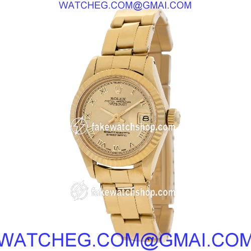 Rolex 6917 Datejust Automatic Female 18k Yellow Gold 3