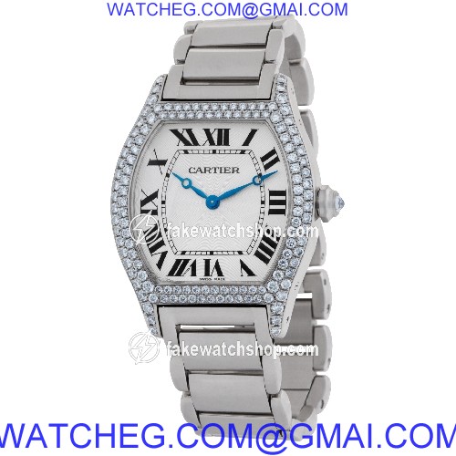 Cartier WA5038W9 Tortue Manual Female 18k White Gold 3