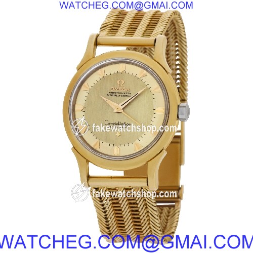 Omega 2852/2853 Constellation Automatic Male 18k yellow gold 3