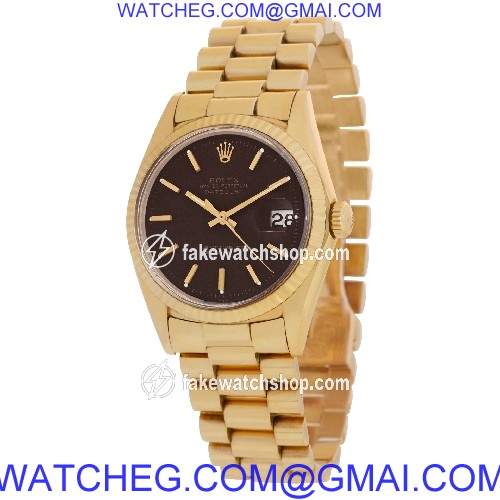 Rolex 1601 Datejust Automatic Unisex 18k yellow gold 3