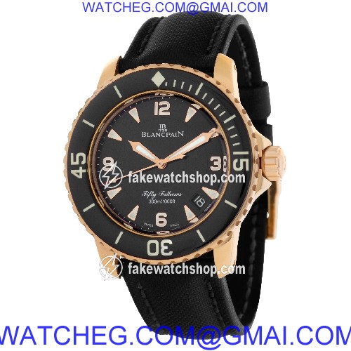 Blancpain 5015.3630.52 Fifty Fathoms Automatic Male 18k rose gold 3