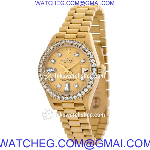 Rolex 69178 Datejust Automatic Female 18k yellow gold 3