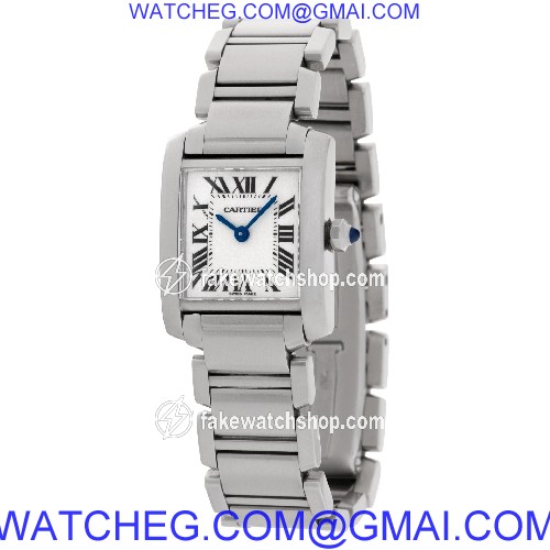 Cartier W51008Q3 Tank Francaise Quartz Female Stainless Steel 3