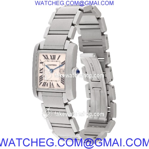 Cartier W51011Q3 Tank Francaise Quartz Female Stainless Steel 3