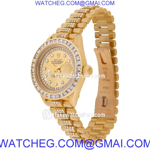 Rolex 69178 Datejust Automatic Female 18k yellow gold 3