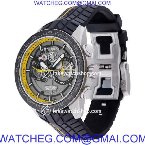 Graham 009/250 Skeleton Automatic Male Stainless Steel 3