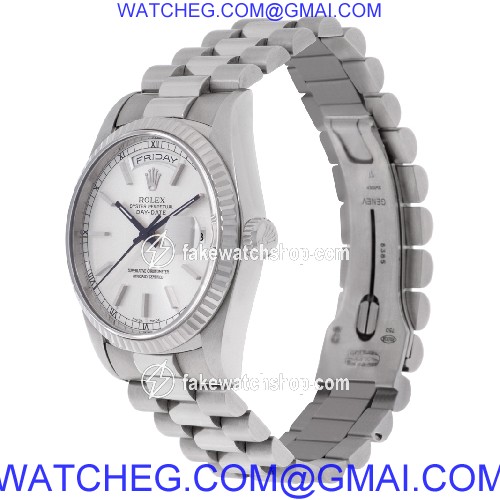 Rolex 18239 Day-Date Automatic Male 18k White Gold 3