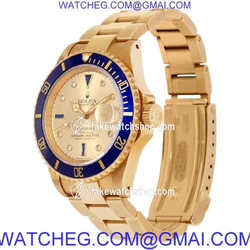 Rolex 16618 Submariner Automatic Male 18k yellow gold 3