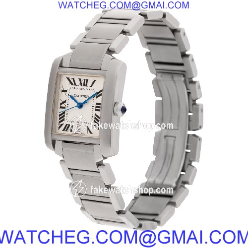 Cartier W51002Q3 Tank Francaise Automatic Unisex Stainless Steel 3