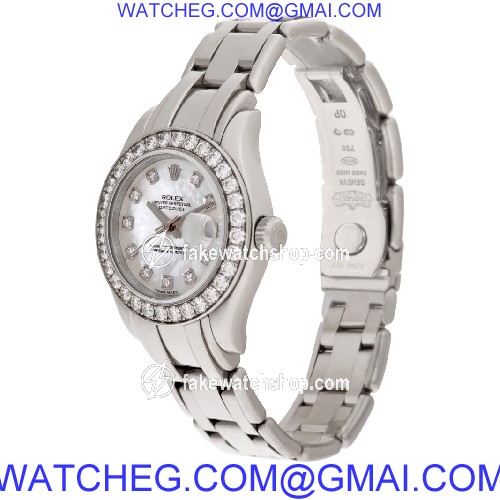 Rolex 80299 Pearlmaster Automatic Female 18k White Gold 3
