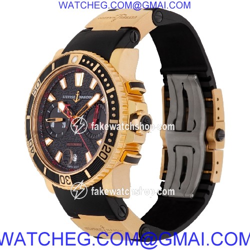 Ulysse Nardin 8006-102 maxi diver Automatic Male 18k yellow gold 3