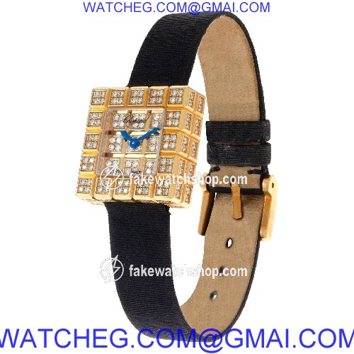 Chopard 13/7003-20 Ice Cube Quartz Female 18k yellow gold 3