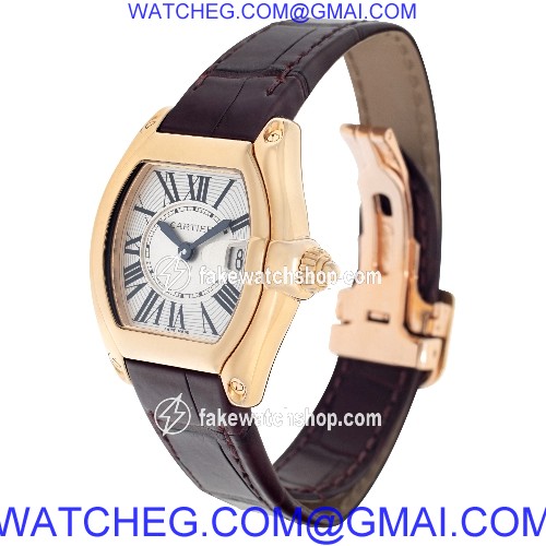 Cartier W62018Y5 Roadster Quartz Female 18k yellow gold 3