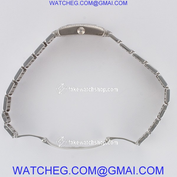 Cartier WE1002S3 Tank Francaise Quartz Female 18k White Gold 3