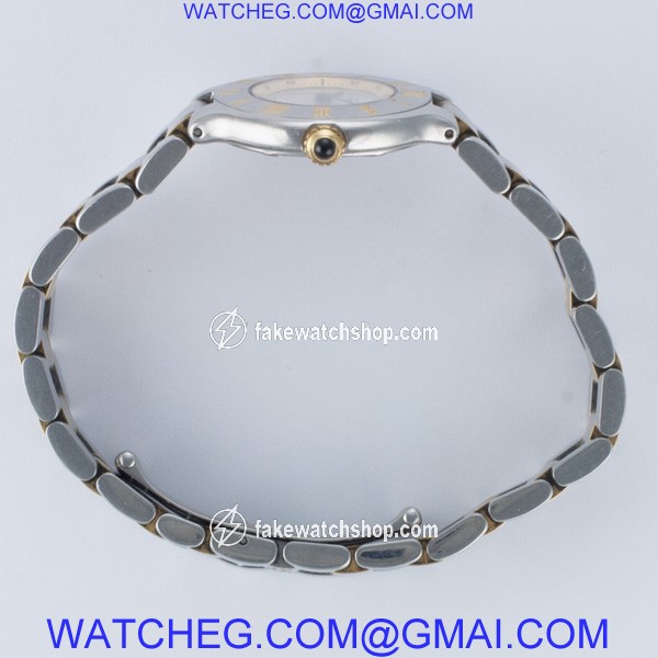Cartier W10072R6 Must 21 Quartz Female 18k gold & Stainless Steel 3
