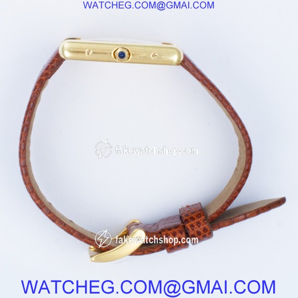 Cartier 8327D Tank Quartz Unisex Vermeil 3