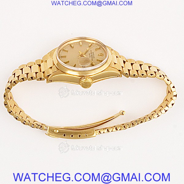 Rolex 6517 Date Automatic Female 18k yellow gold 3