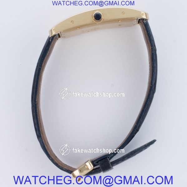 Cartier 1740 Tank American Automatic Male 18k yellow gold 3
