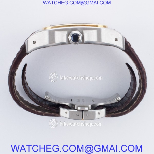 Cartier W20072X7 Santos 100 Automatic Male 18k gold & Stainless Steel 3