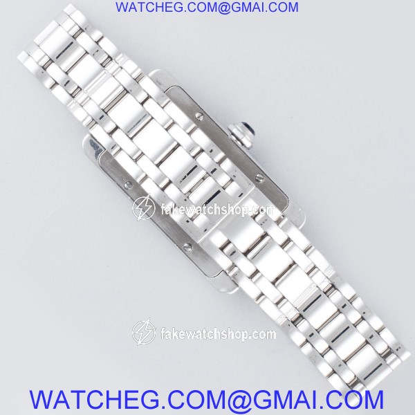 Cartier W26019L1 Americaine Tank Quartz Female 18k White Gold 3