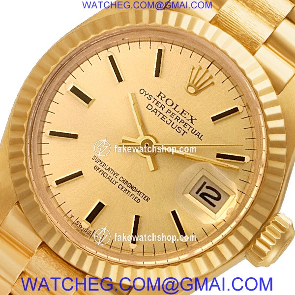 Rolex 6917 Datejust Automatic Female 18k yellow gold 3